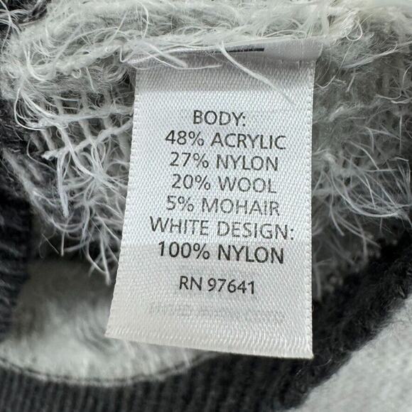 J Jill Sweater Womens L Gray Wool Mohair Crew Neck Long Sleeves Pull Over Jumper - Picture 13 of 14